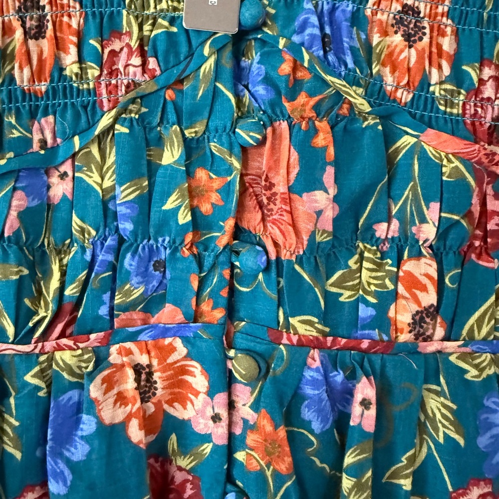 NWT Anthropologie The Peregrine Midi Dress in “Wedgewood Blue”, XS - Picture 5 of 7